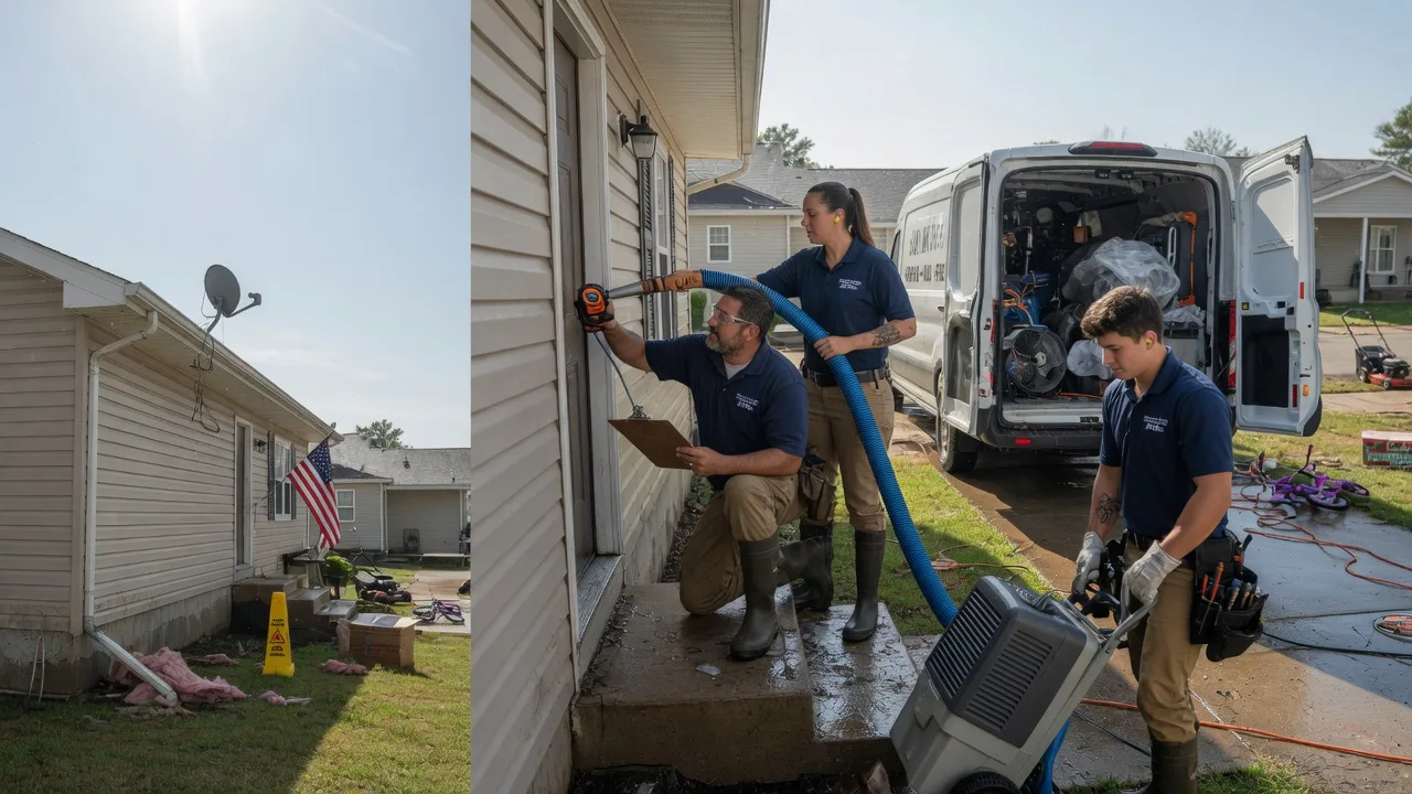 Ceiling Water Damage Restoration in Farnhamville, IA near me