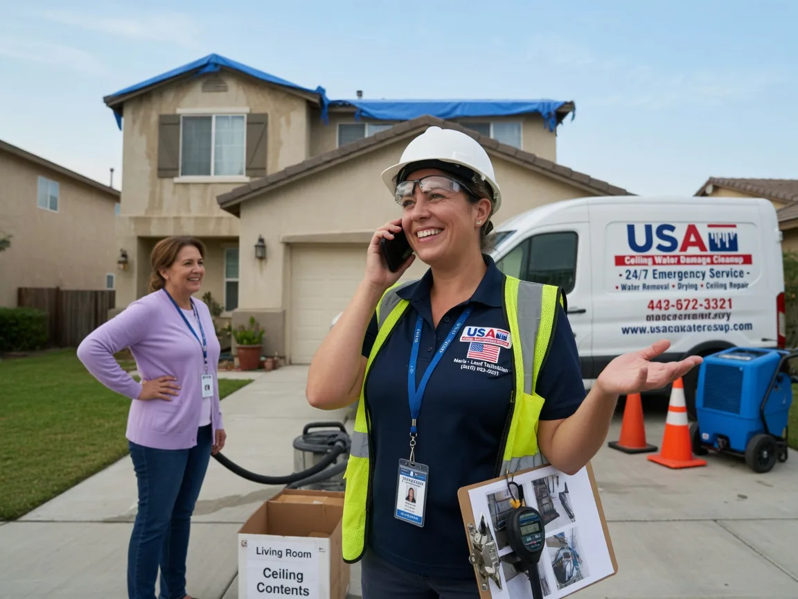 Ceiling Water Damage Restoration Farnhamville, IA FAQs